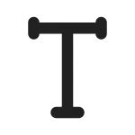 Text SVG Icon